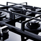 Summit 24" Wide 4-Burner Gas Cooktop