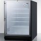 Summit 24" Wide 5.5 Cu.Ft. Beverage Center with Thin Handle ADA Compliant