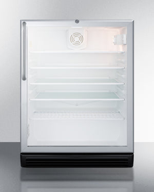 Summit 24" Wide 5.5 Cu.Ft. Beverage Center with Towel Bar Handle ADA Compliant