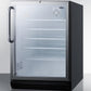 Summit 24" Wide 5.5 Cu.Ft. Beverage Center with Towel Bar Handle ADA Compliant