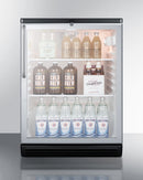 Summit 24" Wide 5.5 Cu.Ft. Beverage Center with Towel Bar Handle