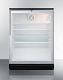 Summit 24" Wide 5.5 Cu.Ft. Built-In Beverage Center with Thin Handle