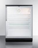 Summit 24" Wide 5.5 Cu.Ft. Built-In Beverage Center with Towel Bar Handle