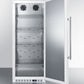 Summit 24" Wide All-Refrigerator with Auto Defrost and Front Lock