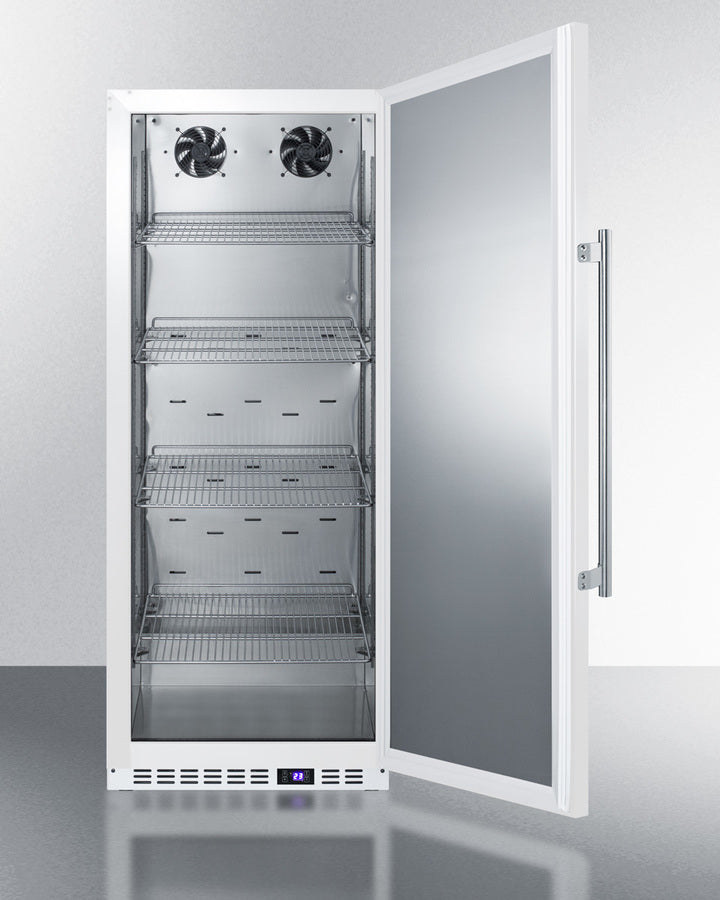 Summit 24" Wide All-Refrigerator with Auto Defrost and Front Lock