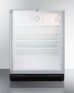 Summit 24" Wide Beverage Center with Full-Length Towel Bar Handle ADA Compliant