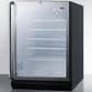 Summit 24" Wide Beverage Center with Full-Length Towel Bar Handle ADA Compliant