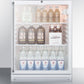 Summit 24" Wide Beverage Center with Full-Length Towel Bar Handle ADA Compliant