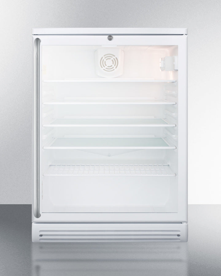 Summit 24" Wide Beverage Center with Full-Length Towel Bar Handle
