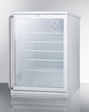 Summit 24" Wide Beverage Center with Full-Length Towel Bar Handle