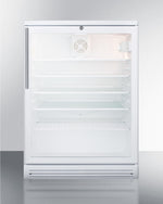 Summit 24" Wide Beverage Center with Thin Handle