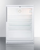 Summit 24" Wide Beverage Center with Thin Handle