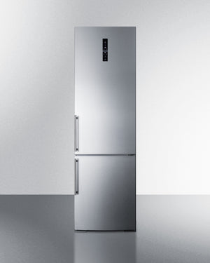 Summit 24" Wide Bottom Freezer Refrigerator