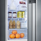 Summit 24" Wide Bottom Freezer Refrigerator in Stainless Steel with Digital Controls