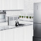 Summit 24" Wide Bottom Freezer Refrigerator with Fingerprint-Resistant Doors