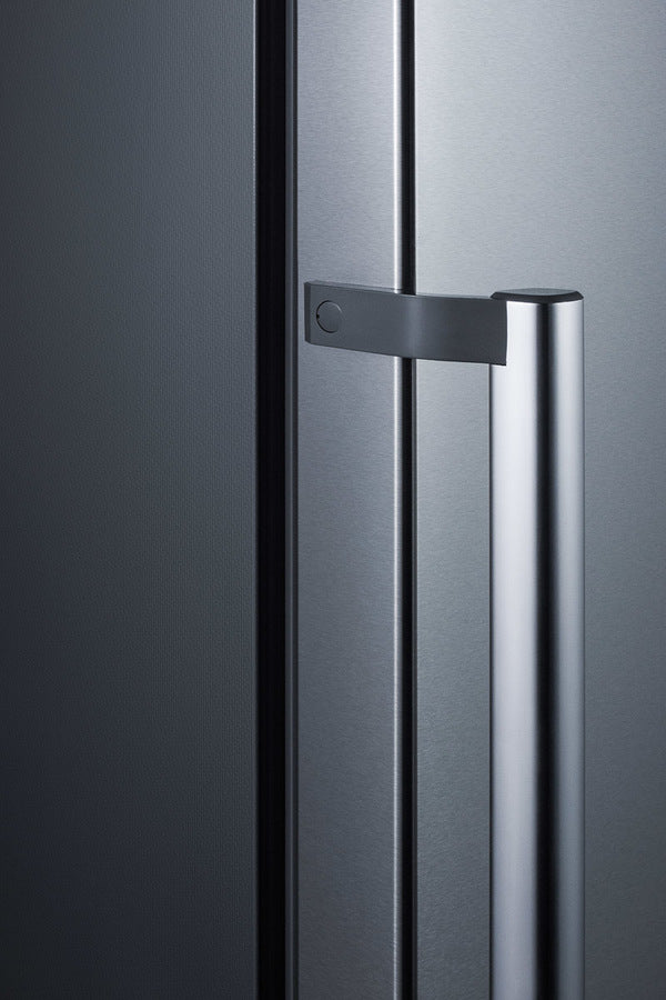 Summit 24" Wide Bottom Freezer Refrigerator with Fingerprint-Resistant Doors