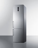 Summit 24" Wide Bottom Freezer Refrigerator With Icemaker