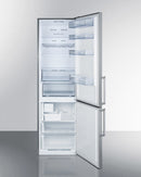Summit 24" Wide Bottom Freezer Refrigerator With Icemaker