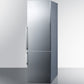 Summit 24" Wide Bottom Freezer Refrigerator With Icemaker