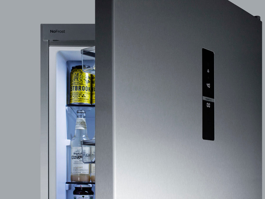 Summit 24" Wide Bottom Freezer Refrigerator With Icemaker