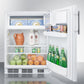 Summit 24" Wide Break Room Refrigerator-Freezer ADA Compliant Full