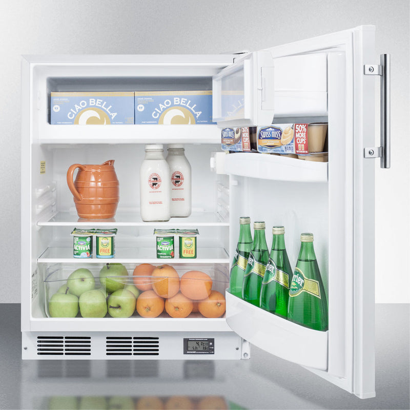 Summit 24" Wide Break Room Refrigerator-Freezer ADA Compliant Full