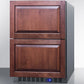 Summit 24" Wide Built-In 2-Drawer All-Refrigerator