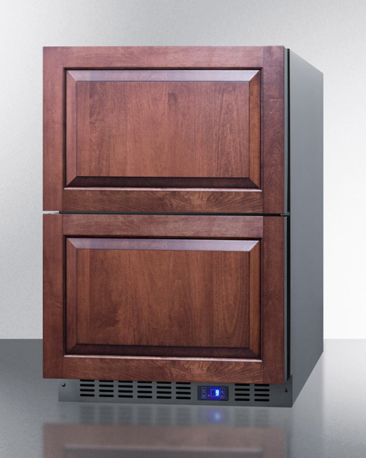 Summit 24" Wide Built-In 2-Drawer All-Refrigerator
