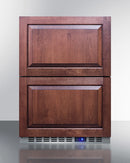 Summit 24" Wide Built-In 2-Drawer All-Refrigerator