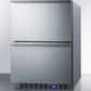 Summit 24" Wide Built-In 2-Drawer All-Refrigerator