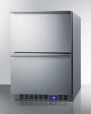 Summit 24" Wide Built-In 2-Drawer All-Refrigerator