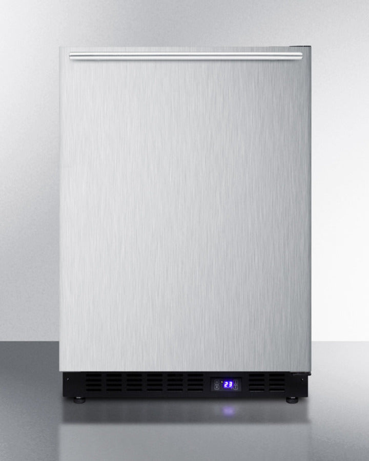 Summit 24" Wide Built-In All-Freezer with Horizontal Handle