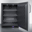 Summit 24" Wide Built-In All-Freezer with Towel Bar Handle