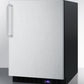 Summit 24" Wide Built-In All-Freezer with Towel Bar Handle