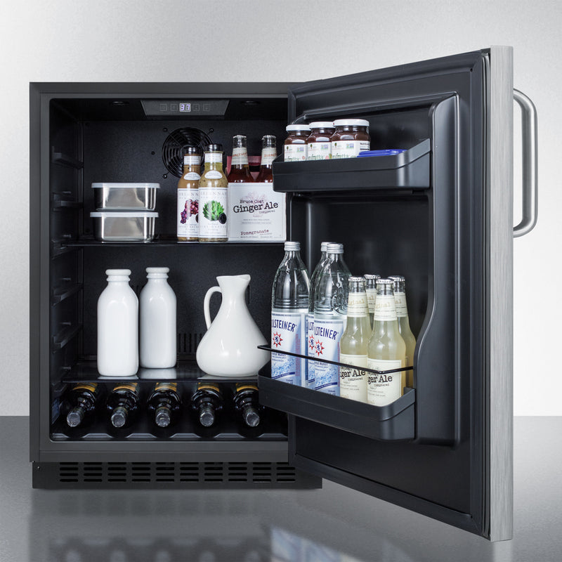 Summit 24" Wide Built-In All-Refrigerator, ADA Compliant Full
