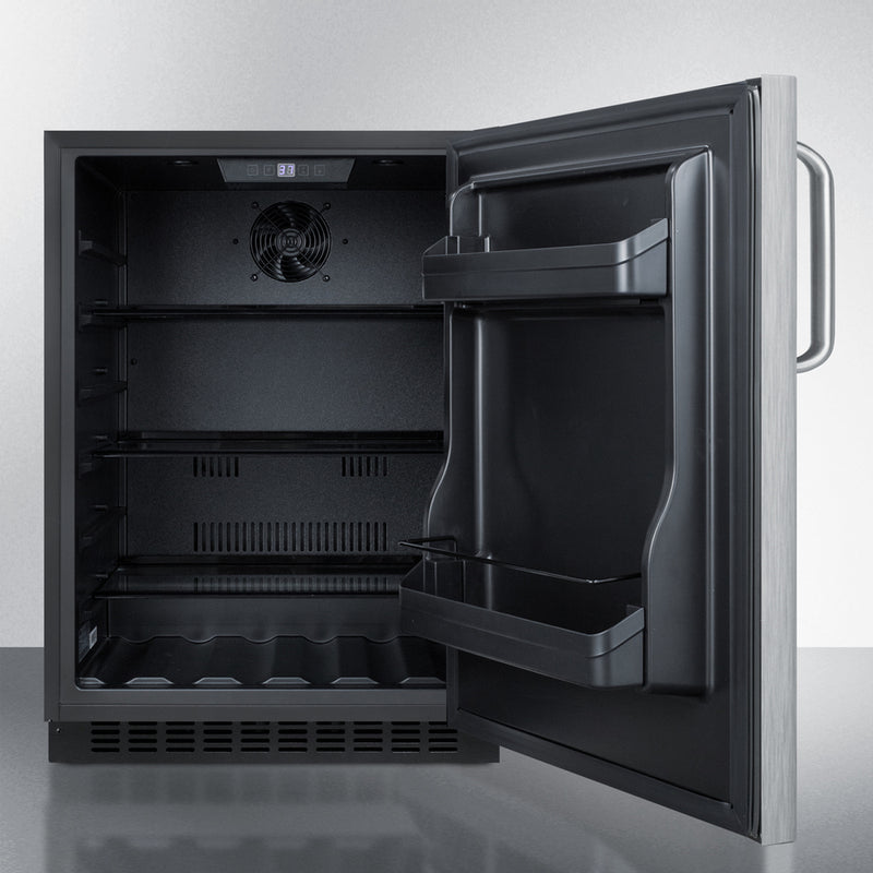 Summit 24" Wide Built-In All-Refrigerator, ADA Compliant Open
