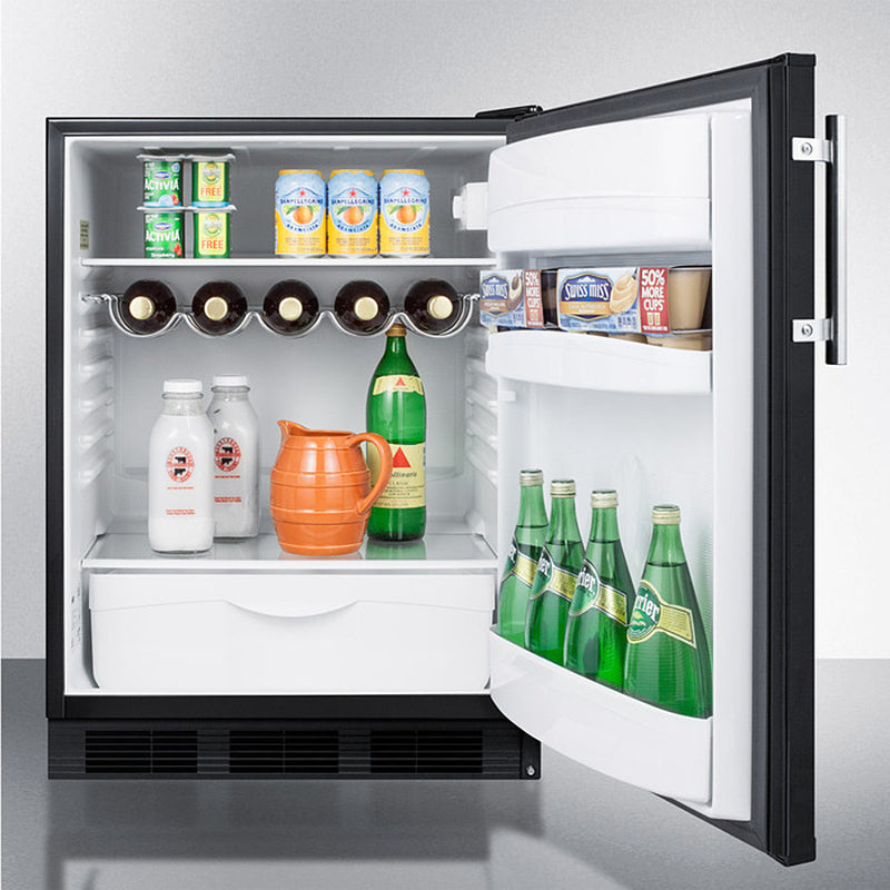 Summit 24" Wide Built-In All-Refrigerator ADA Compliant Full