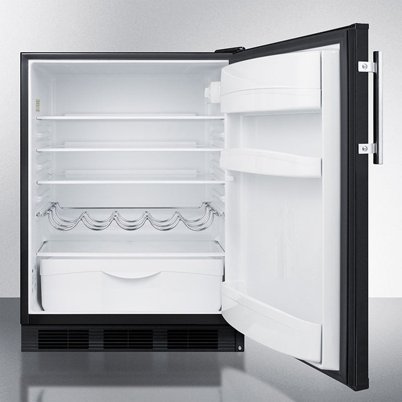 Summit 24" Wide Built-In All-Refrigerator ADA Compliant Open