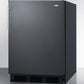 Summit 24" Wide Built-In All-Refrigerator ADA Compliant Angle