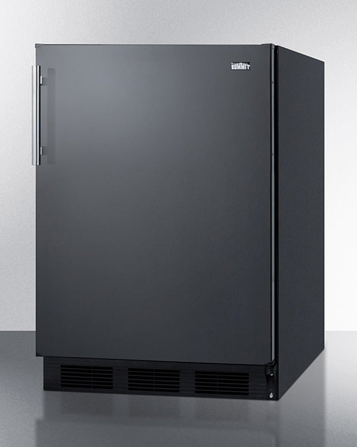 Summit 24" Wide Built-In All-Refrigerator ADA Compliant Angle