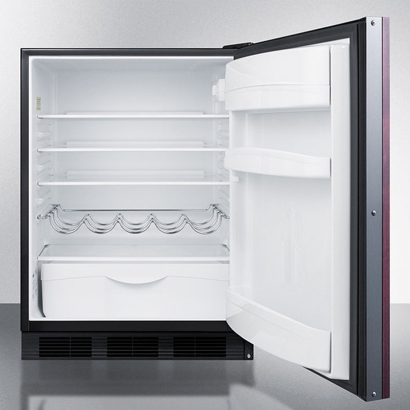 Summit 24" Wide Built-In All-Refrigerator (Panel Not Included)