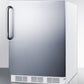 Summit 24" Wide Built-In All-Refrigerator With Towel Bar Handle ADA Compliant