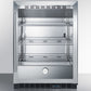 Summit 24" Wide Built-In Beverage Center in Stainless Steel