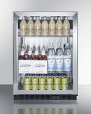 Summit 24" Wide Built-In Beverage Center in Stainless Steel
