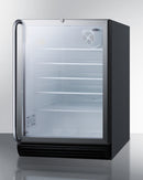 Summit 24" Wide Built-In Beverage Center with Full-Length Towel Bar Handle ADA Compliant