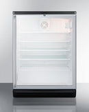 Summit 24" Wide Built-In Beverage Center with Full-Length Towel Bar Handle