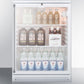 Summit 24" Wide Built-In Beverage Center with Full-Length Towel Bar Handle
