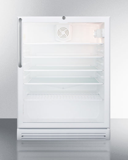 Summit 24" Wide Built-In Beverage Center with Towel Bar Handle ADA Compliant