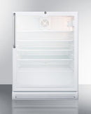 Summit 24" Wide Built-In Beverage Center with Towel Bar Handle ADA Compliant