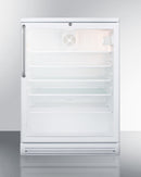 Summit 24" Wide Built-In Beverage Center with Towel Bar Handle